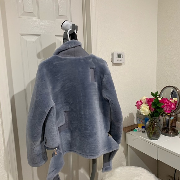 Hostpick๐ฅ100% Leather  shearling jacket/oversized - Picture 6 of 8